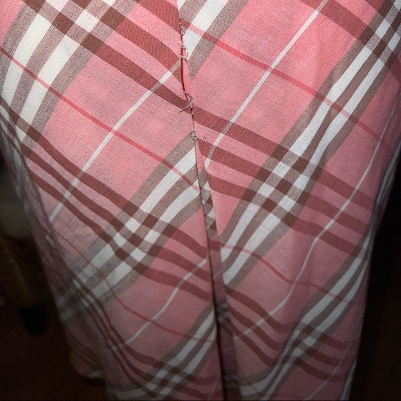 Authentic Vintage Burberry Pink Dress Size 38 / Small - Picture 9 of 13